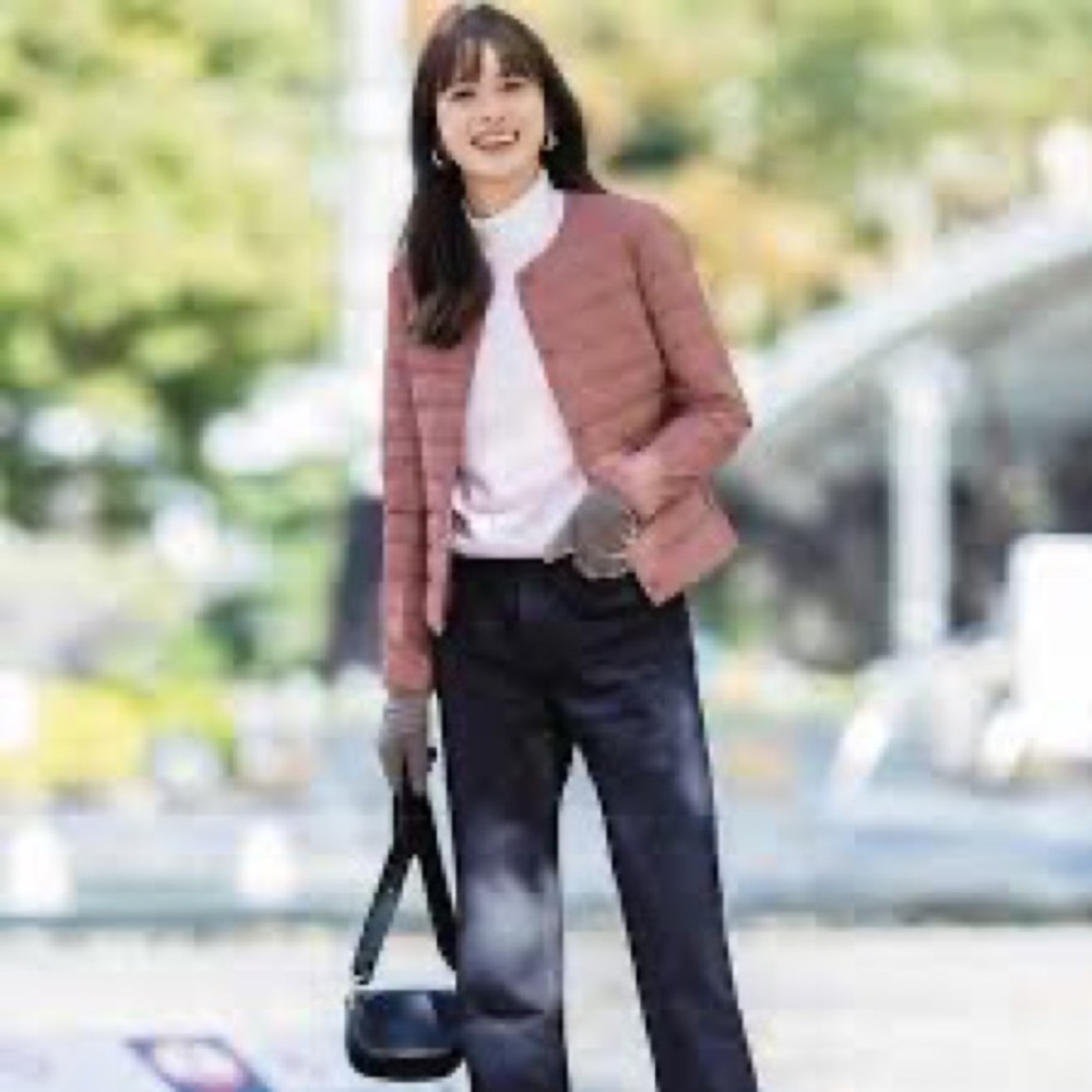 Uniqlo Chic Pink ultralight Quilted Jacket